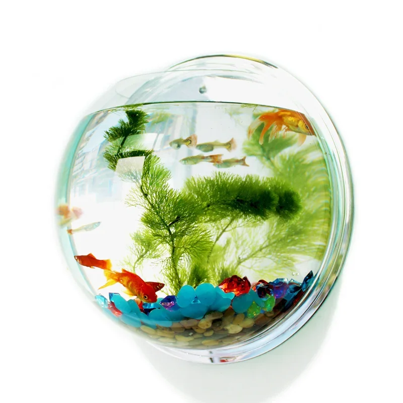 Betta Fish Tank - Pinsjar Acryl Viskom Muuropknoping Aquarium Tank
