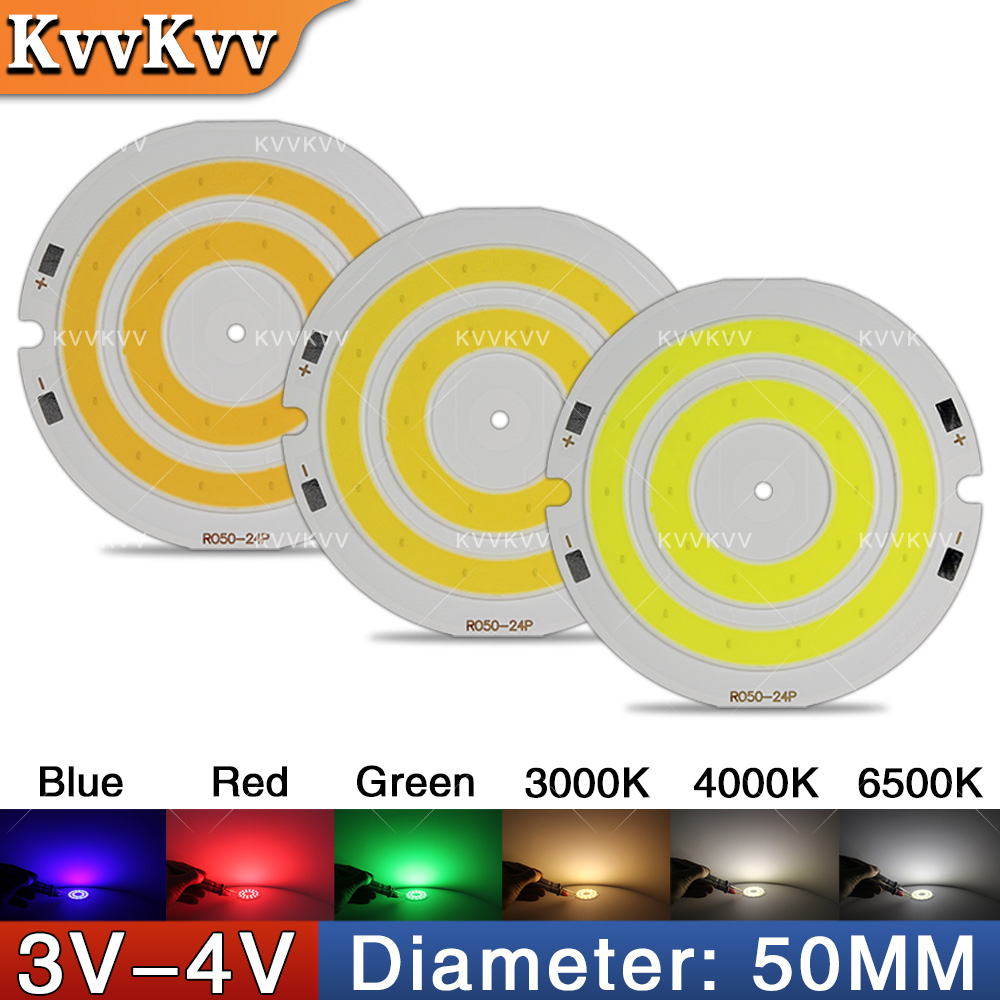 Aquarium Light - 3V 4V Ronde COB LED Lamp