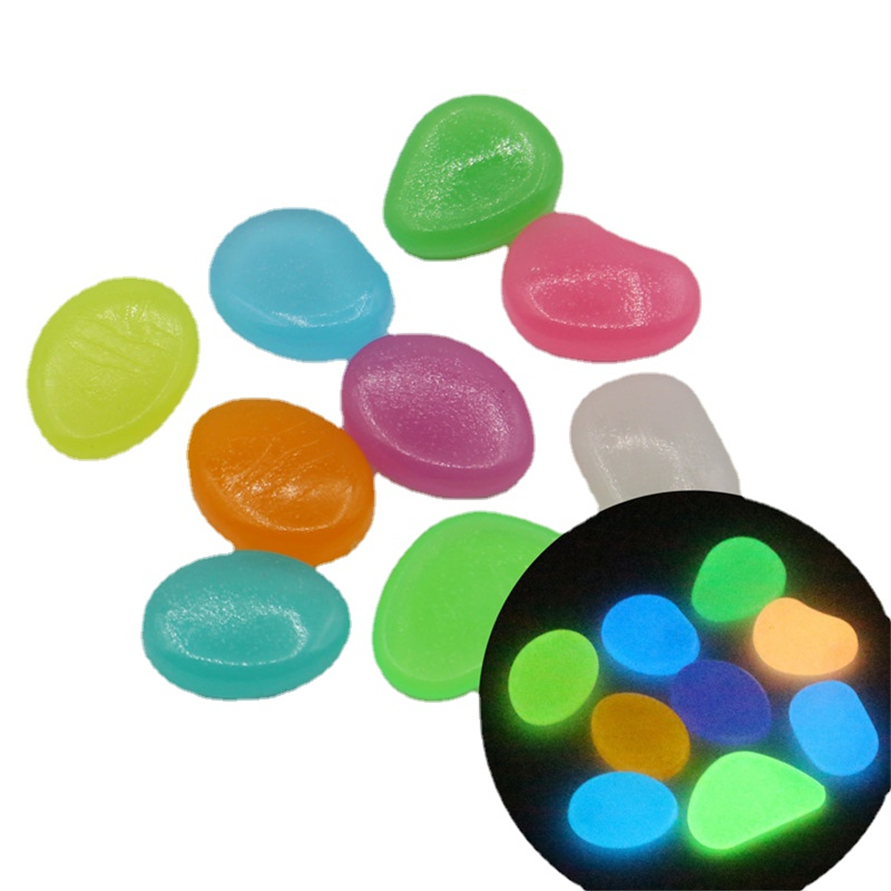 Fish Tank Gravel - 50 Stuks Lichtgevende Steen Fluorescerende Grind