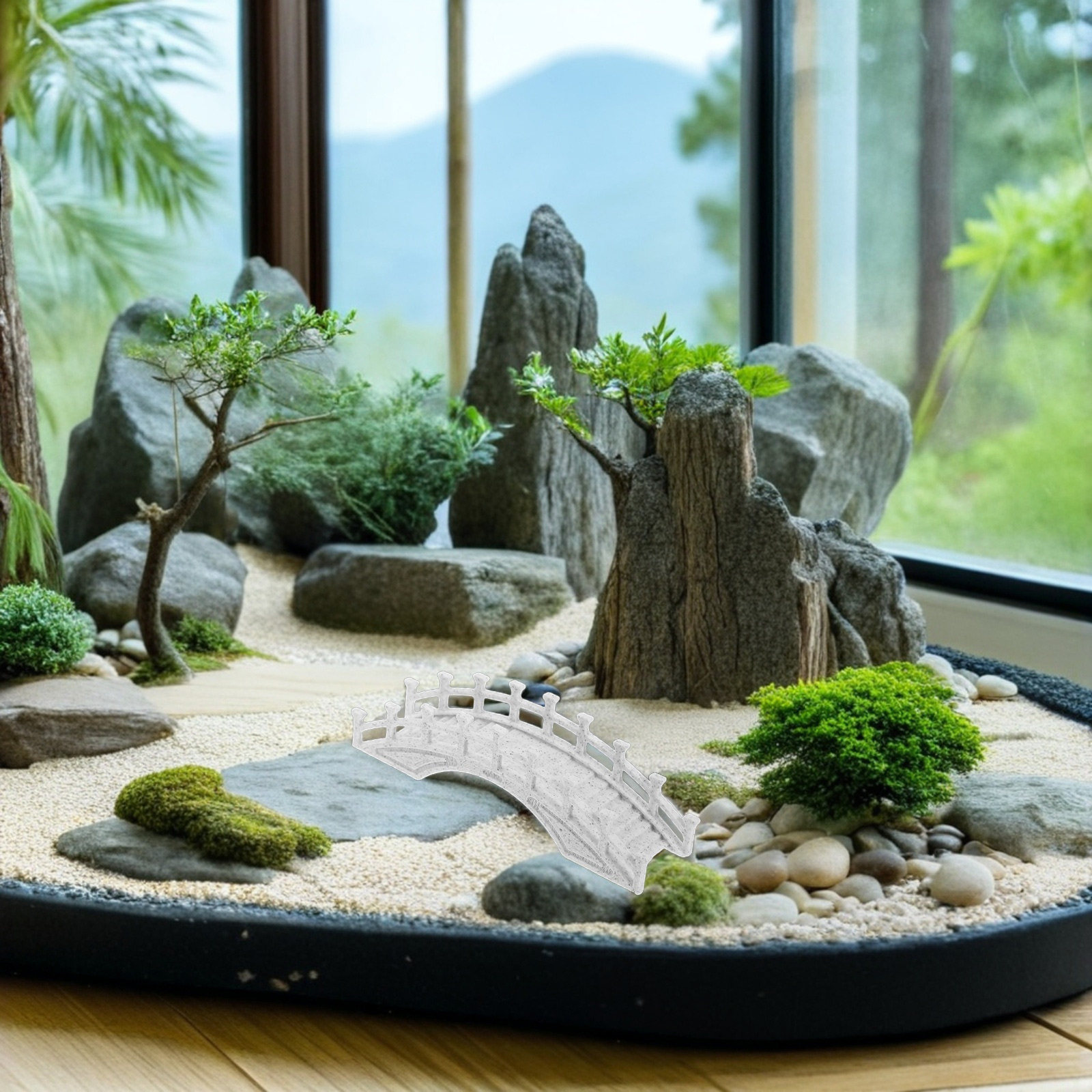 Miniatuur boogbrug tuindecorat - Aquarium Decor recensie en prijs