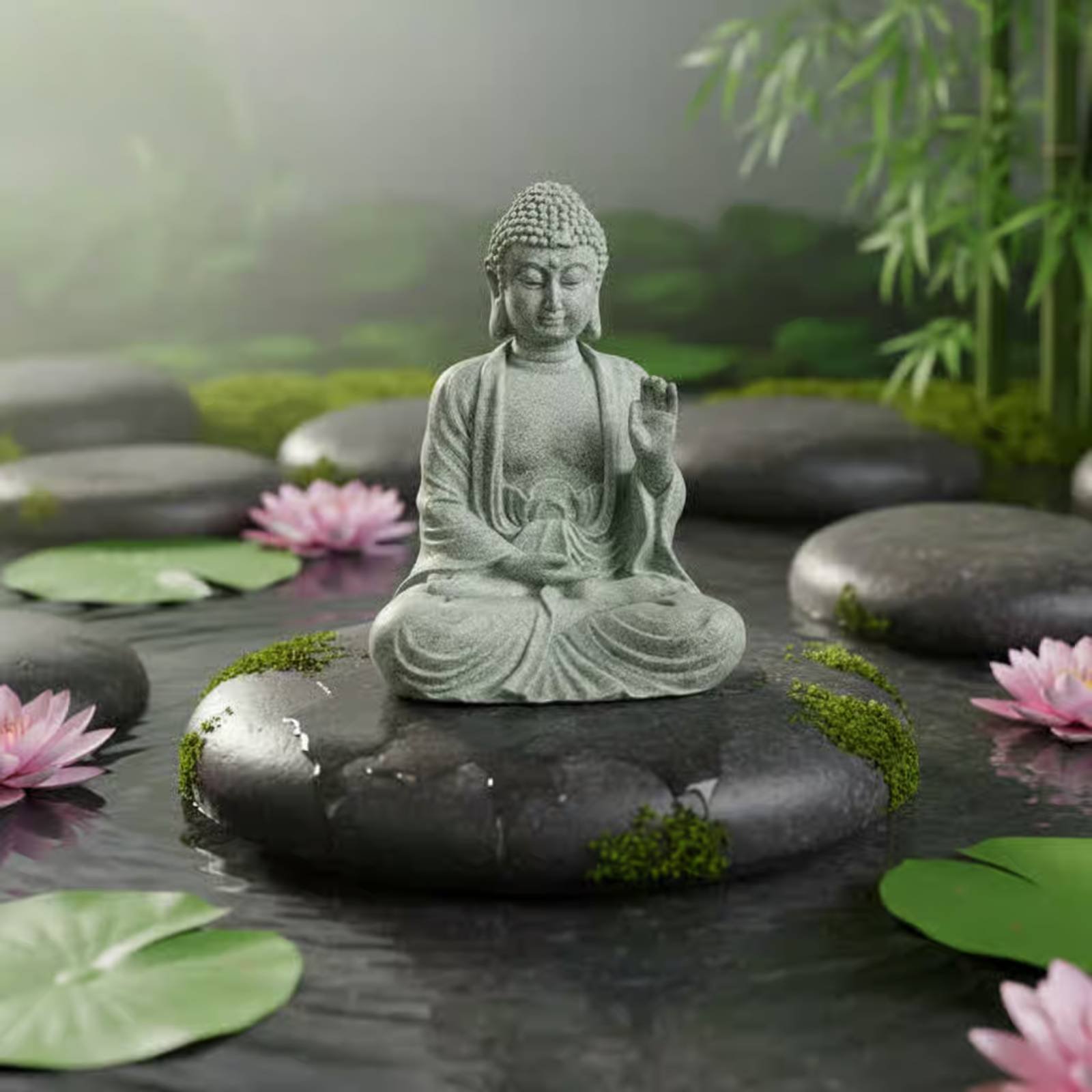 3-delige stenen Boeddha decora - Aquarium Decor recensie en prijs
