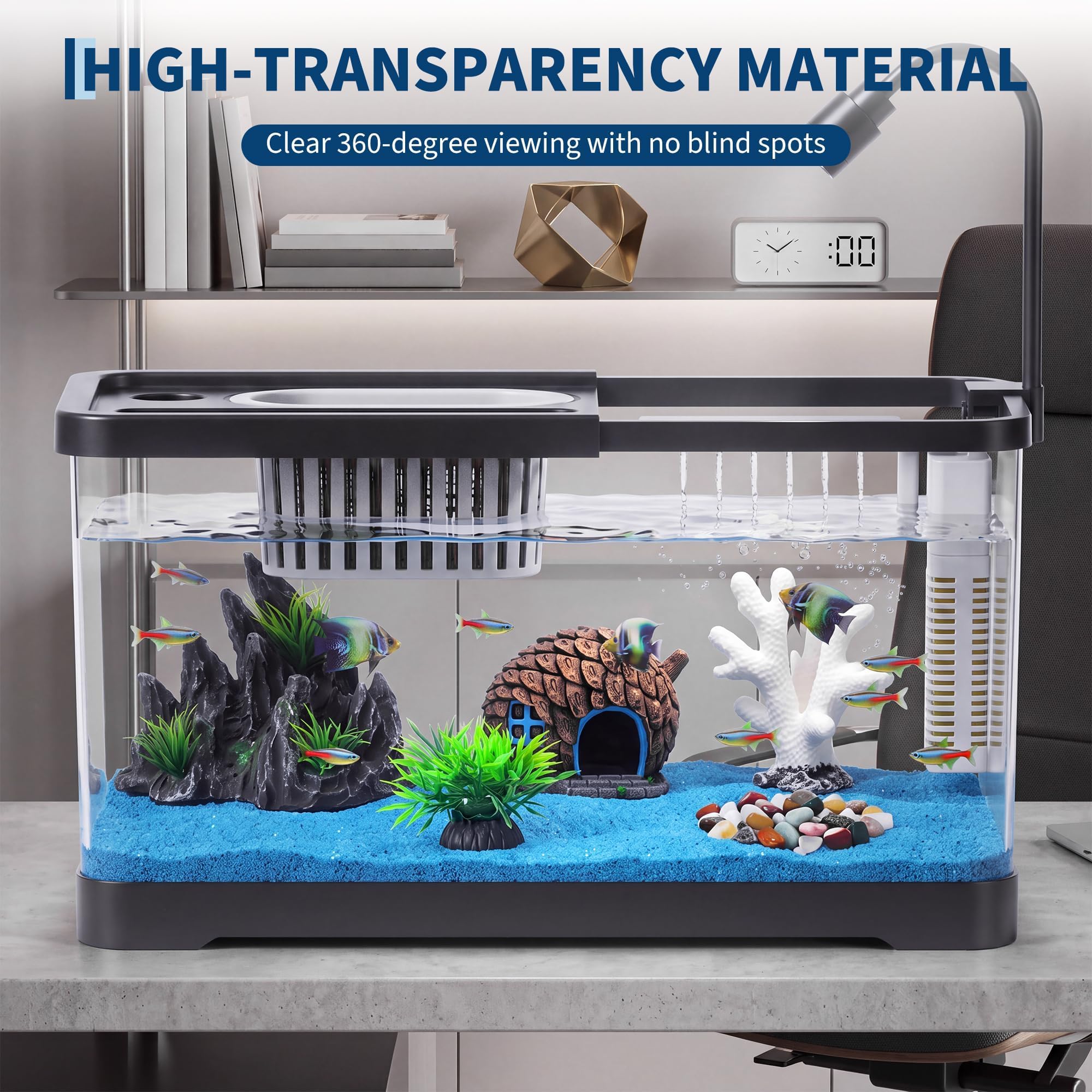 Viskom Starterset met filter e - Betta Fish Tank recensie en prijs