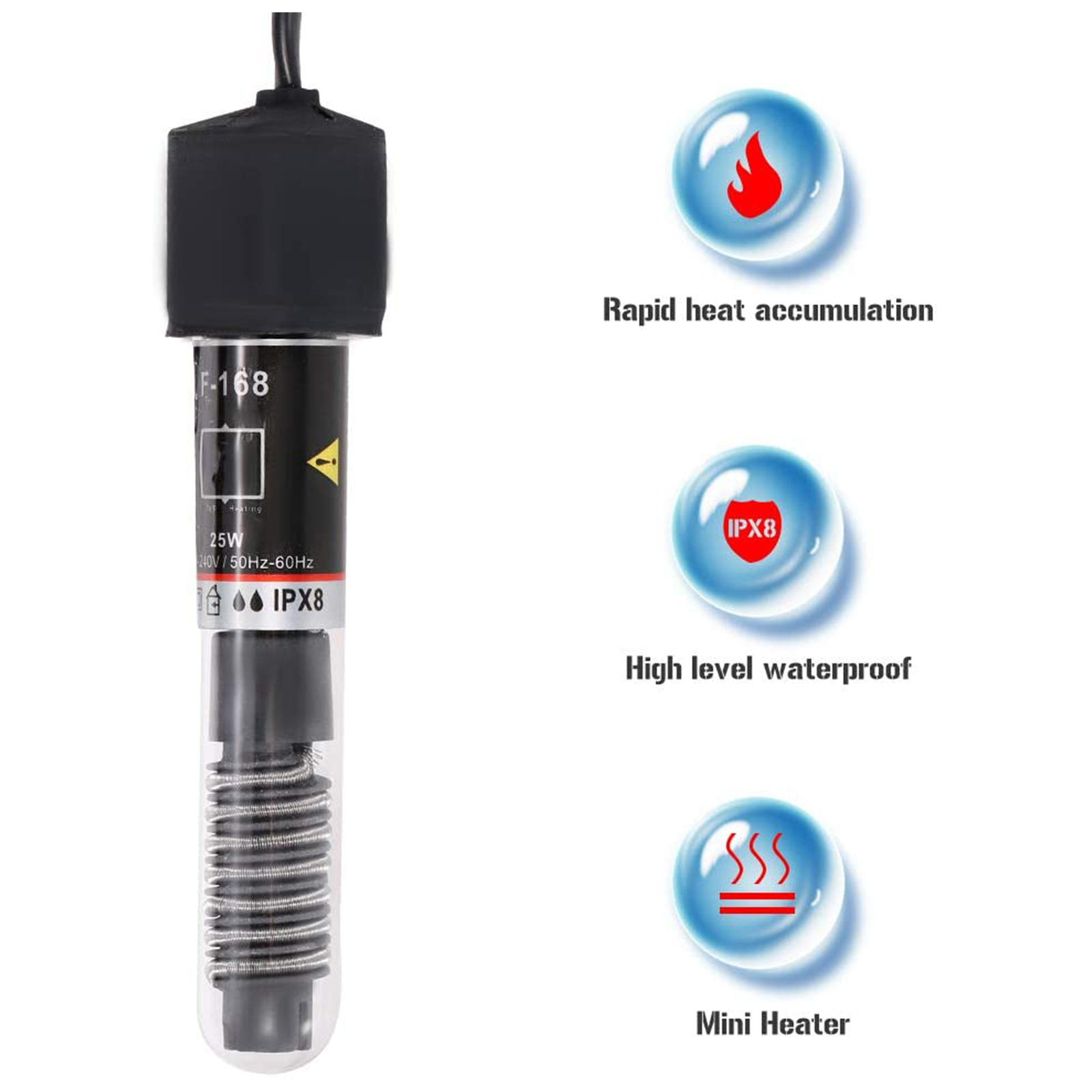 Mini Aquarium Heater Dompelpom - Fish Tank Heater recensie en prijs