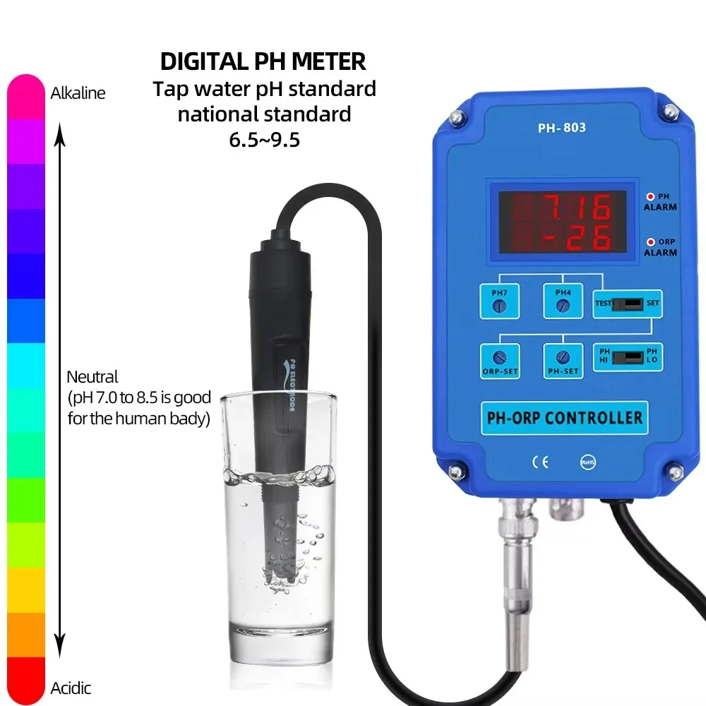 PH-803 Digitale 2&1 PH ORP Red - Aquarium Plants recensie en prijs