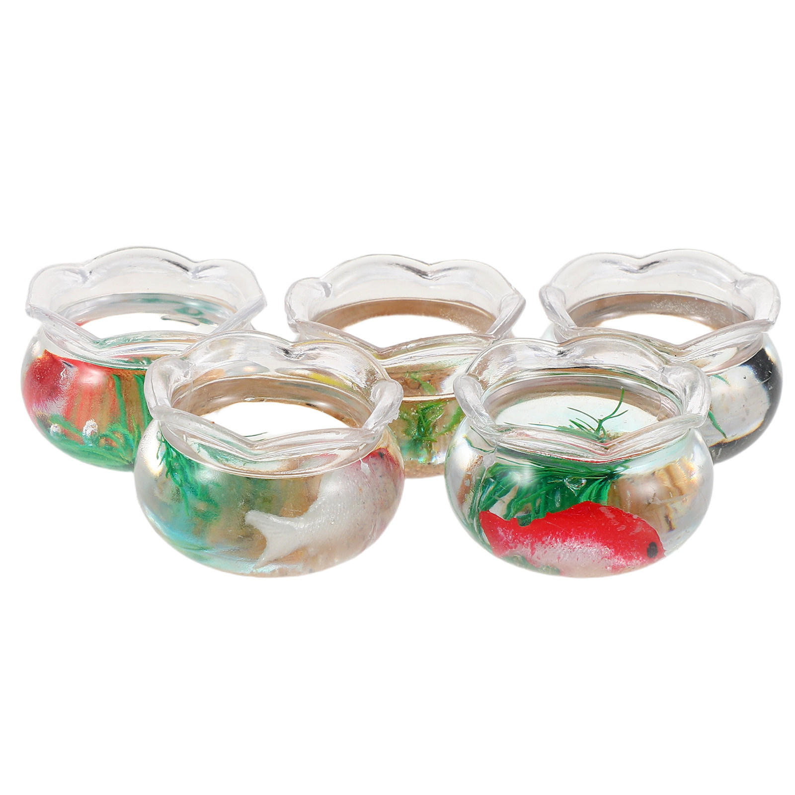 5 stuks mini-aquarium met real - Aquarium Plants recensie en prijs