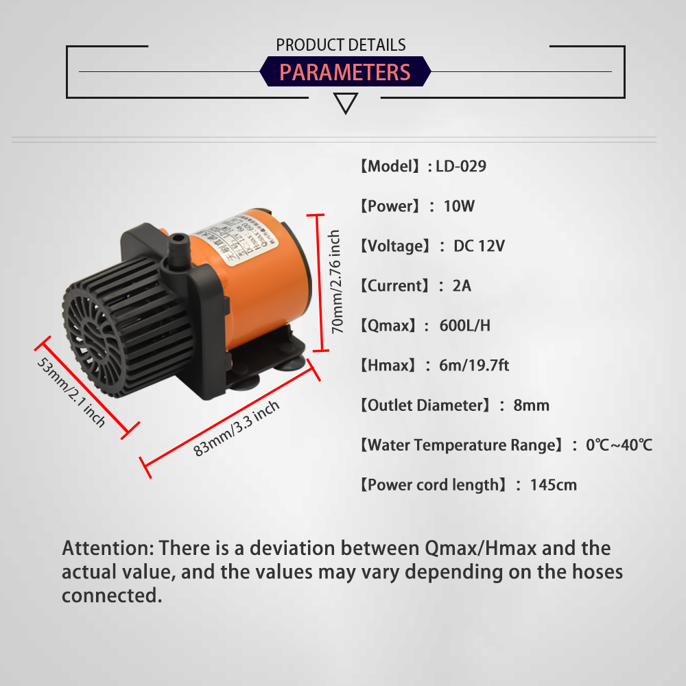 12V Dc Borstelloze Kleine Domp - Aquarium Pump recensie en prijs